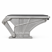 Marchepied pliable portable pour camping-car en aluminium moulé sous pression, antidérapant, robuste, pour caravane, remorque, escalier, fabrication OEM directe d'usine