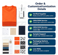 T-shirt orange uni personnalisé avec logo imprimé, manches courtes, mélange de coton, tee-shirt décontracté, fabrication OEM ODM, vente en gros