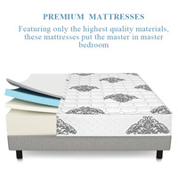 Union Win Vente à chaud Matelas ergonomique en mousse à mémoire de forme compressée à rebond lent de conception de sommeil zoné de toutes tailles