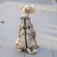 Manteaux d'hiver de luxe pour chiens XL à motif uni, personnalisables pour vendeurs, ajustables pour Boxer et Teckel, en polyester, style moderne, vente en gros