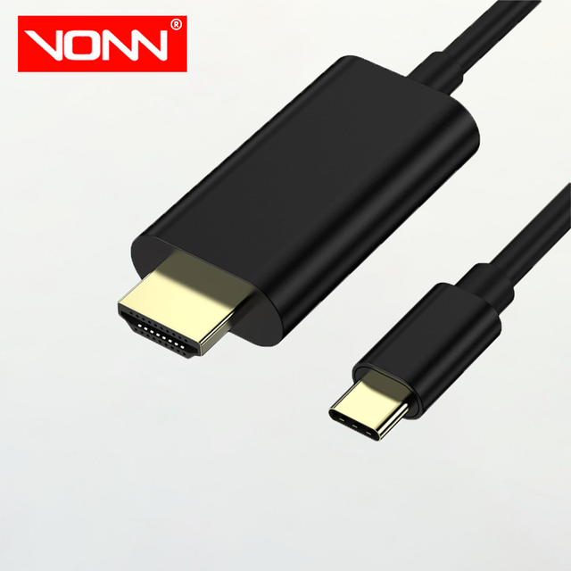USB C to HDTV Cable 1.8M High Speed USB Type C to HDTV Video Cable for Laptop Phone Monitor