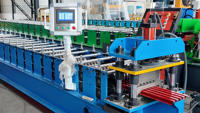 Machine de formage à rouleaux pour panneaux muraux, formageur automatique de rouleaux pour revêtements muraux en métal, panneaux décoratifs