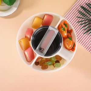 Plateau de collation à compartiments en plastique générique pour gobelet, viral sur TikTok, pour accessoires de poignée de gobelet - Product Image 3