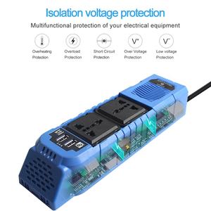 Convertisseur de courant portable mini onduleur type <span class=keywords><strong>crocodile</strong></span> 200W, convertisseur de courant DC 12V vers <span class=keywords><strong>220V</strong></span> 230V 240V AC, convertisseur de voiture DC vers AC, prix d'usine - Product Image 3