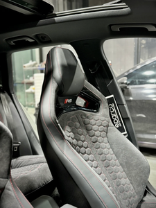 <span class=keywords><strong>Sedili</strong></span> Sportivi di Lusso YLC per Auto, Pannello in Fibra di Carbonio Personalizzato, Rivestimento in Pelle, <span class=keywords><strong>Sedili</strong></span> a Guscio RS per <span class=keywords><strong>Audi</strong></span> <span class=keywords><strong>A3</strong></span> A4 A5 A6 A7 Q3 Q5 - Product Image 1