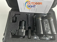 Monoculaire de vision nocturne optique frontale COTI J-C à clipser en aluminium, étanche, avec détection thermique, portée de reconnaissance 275 m, détecteur 1x 640x512