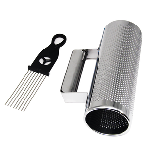 Juego de Raspadores para Guiro de 8 Pulgadas, Cilindro Hueco de Acero Inoxidable con Mango Lateral para Percusionistas Latinos - Product Image 3