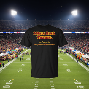 T-shirt de football promotionnel grande taille « J'ai horreur des deux équipes » - Product Image 3