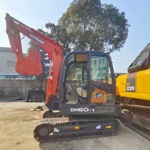 Excavadora Doosan DH60-7 de Alta Calidad a Precio Razonable, Equipo de Construcción, Motor, Caja de Cambios, Bomba, PLC, Gran Rendimiento - Product Image 2
