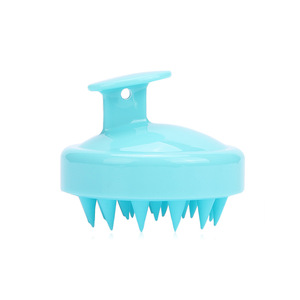Brosse de massage du cuir chevelu en silicone pour le shampoing et le nettoyage, usage général - Product Image 5
