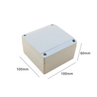 Boîtier en alliage d'aluminium durable avec couvercle rabattable, protection extérieure étanche IP65 pour instruments électroniques