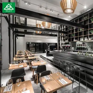 テーブルと椅子を含む豪華なレストランの家具モダンなデザインのレストランの家具セット