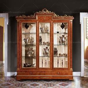 מלא מטבח ארונות סיטונאי עתיק + ארונות זכוכית מזנונים - Product Image 1