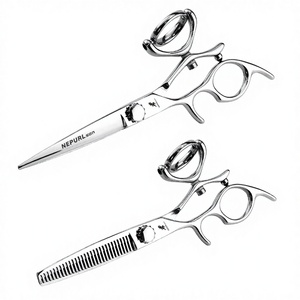Ciseaux de coiffure professionnels en acier inoxydable de 6 pouces pour gauchers, à 30 dents, pour usage en salon - Product Image 4