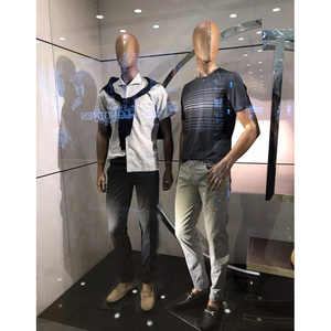 Déco — mannequin complet flexible en fibre de verre, pour hommes, <span class=keywords><strong>noir</strong></span>, OEM - Product Image 3