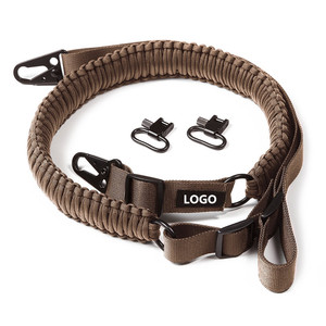 Durable MultiLoop Nylon Gear Tether Strap with Metal Hooks for Outdoor Equipment Carrying and Secure <b>Attachment</b> Use - Product Image 5