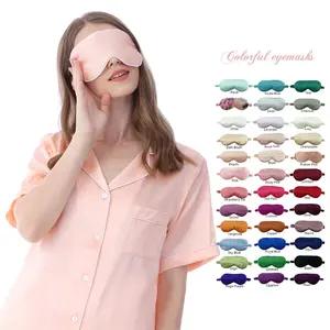 Envío rápido, 35 colores, banda elástica de satén de seda de lujo, máscara <span class=keywords><strong>para</strong></span> <span class=keywords><strong>dormir</strong></span>, máscaras <span class=keywords><strong>para</strong></span> <span class=keywords><strong>dormir</strong></span>, belleza <span class=keywords><strong>para</strong></span> <span class=keywords><strong>dormir</strong></span>, SPA, viaje - Product Image 1