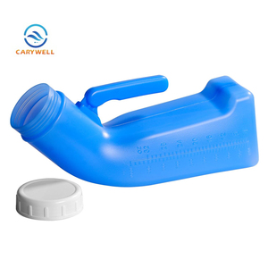 Orinal Portátil <span class=keywords><strong>de</strong></span> Plástico para Ancianos <span class=keywords><strong>de</strong></span> 1000 ml con Sifón <span class=keywords><strong>de</strong></span> Descarga para Hospital - Product Image 3