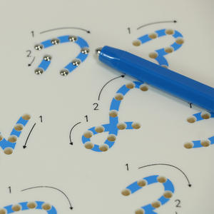 Маленькая образовательная доска для рисования из АБС-материала со стальными шариками для Письма унисекс - Product Image 3