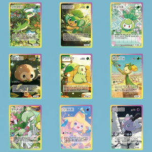 Pokemond - Ensemble de cartes en métal dorées personnalisées - Affichages artistiques d'anime - Charizard Pikachu - <span class=keywords><strong>Jeu</strong></span> de cartes à collectionner - Boîte de booster - Pack - Product Image 4