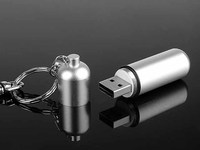 Clé USB créative JIFU en métal, porte-clés, 64 Go, haute vitesse USB 2.0, garantie de 3 ans, certifiée FCC/CE/RoHS