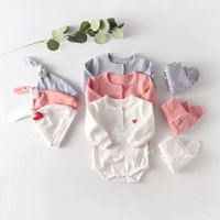 Conjunto de Ropa para Bebé ECOENZO al por Mayor, 100% Algodón, 3 Piezas, Cierre con Broches, Estilo Europeo Americano, Body para Bebé