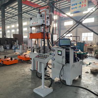Prensa Hidráulica Industrial de Três Vigas e Quatro Colunas 50T Totalmente Automática para Compactação e Conformação de Pó Metálico e Cerâmico