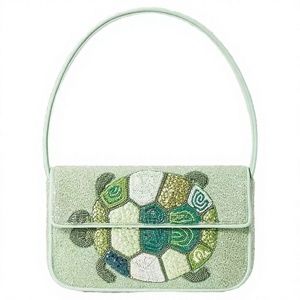 <b>Clock</b> Casual Shoulder <b>Bag</b> Small Round Watch Handbag Women Chain Clutch Evening <b>Bag</b> Polyester Lining - Product Image 3