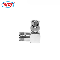 Fabricant BNC mâle coude vers UHF femelle SO-239 Jack 90 degrés angle droit RF Coax adaptateur coaxial convertisseurs