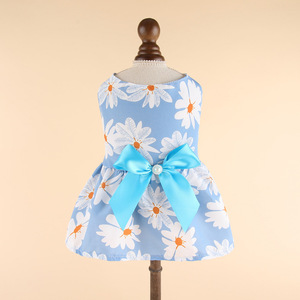 ZHONGYA Accesorios para Mascotas, <span class=keywords><strong>Ropa</strong></span> para Perros, <span class=keywords><strong>Ropa</strong></span> Delgada para Gatos <span class=keywords><strong>de</strong></span> Primavera y Verano, Vestido Fresco y Transpirable - Product Image 2
