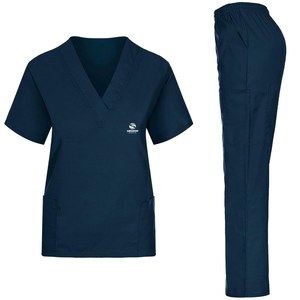 Uniformes Médicos de Secado Rápido para Hospital, Pantalones Jogger y Blusa con Logotipo Personalizado, Uniformes para Dentistas, Médicos y Enfermeras - Product Image 1