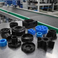 Pièces d'encastrement électronique ODM en PVC moulé par injection avec support de moule et service de production en série par moulage par injection