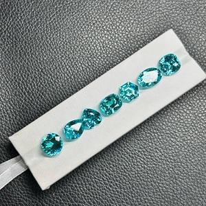 Gemme <span class=keywords><strong>Paraiba</strong></span> da Laboratorio Taglio Cuscino Ovale Rotondo Esagonale Pera Principessa Pietre Blu <span class=keywords><strong>Paraiba</strong></span> - Product Image 2