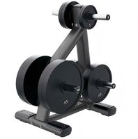Bumper Plate mit Gummibeschichtung und Drei-Loch-Design für Krafttraining im Home Gym