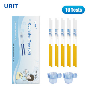 Tira de prueba de ovulación Urit LH con oro coloidal de lectura rápida para la detección del embarazo - Product Image 3