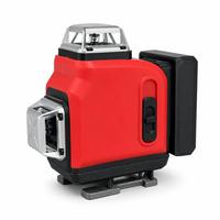 Niveau laser vert SANEITE 16 lignes, auto-nivelant H/V, batterie Li-ion, cage de protection pour la construction