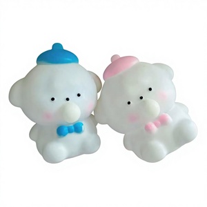 Oso de Silicona Antiestrés con Burbujas, Juguete Musical para Apretar, Juguete Creativo y Divertido para Aliviar el Estrés - Product Image 1