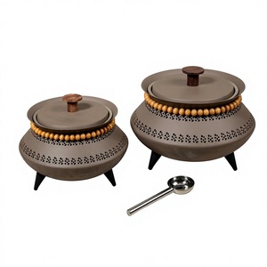 Recipiente Redondo de Acero Inoxidable para Calentar Alimentos, Apto para Horno, Ecológico y Duradero, para Uso en Hoteles y Restaurantes - Product Image 3