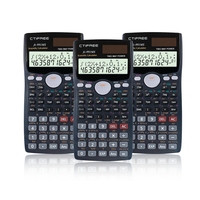 Calculatrice scientifique à grand écran, alimentée par piles, prix avantageux, pour les tests scolaires, en plastique, CTIFREE FX-991 MS