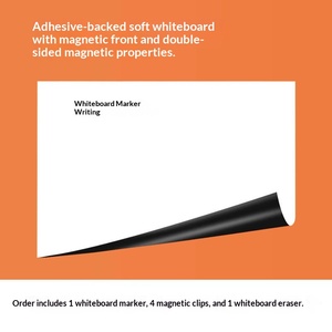 Tableau blanc magnétique en ferrite souple avec découpe et pliage personnalisés, tableau de messages effaçable à sec pour usage industriel - Product Image 2