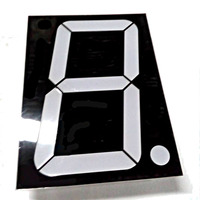 Besar 5 inci satu Digit Display Led 7 Segmen modul Led Houkem-50011-A warna biru/BB 10pin