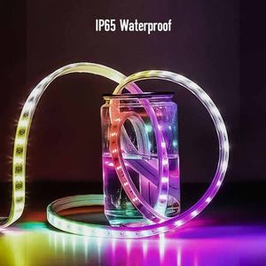 Bande lumineuse LED intelligente et flexible pour décoration de Noël, SMD5050 RGB 12V, bande lumineuse LED changeante de couleur pour chambre à coucher - Product Image 3