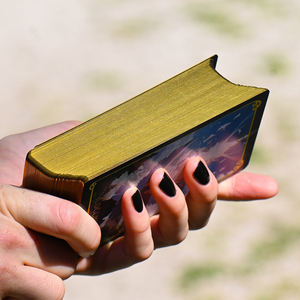 <span class=keywords><strong>Enchantement</strong></span> magique Divination Tarot Oracle Card <span class=keywords><strong>Deck</strong></span> personnalisé imprimé noir avant et arrière avec couvercle en papier bord or rose et boîte inférieure - Product Image 2