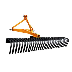 Rcm thủy lực Skid chỉ đạo cảnh quan Rake trang trại máy kéo Rake trang trại vườn Stick rakes