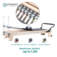 ONEMAX Pilates Reformer en bois d'érable, garantie 10 ans, machine de Pilates réglable en promotion, vente en ligne