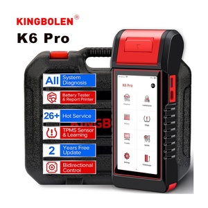 เครื่องมือวินิจฉัยรถยนต์ KINGBOLEN K6 Pro OBD2 รุ่น Global Version ตรวจสอบไฟแจ้งเตือนเครื่องยนต์ ใช้พลังงานแบตเตอรี่ 12-24V เชื่อมต่อผ่าน USB พร้อมหน้าจอ LCD - Product Image 1
