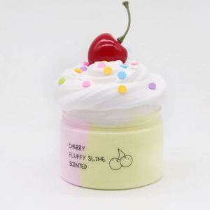 2019 Popularity Hot Sale Colorful Magic Changing Cherry Fluffy <b>Slime</b> Clay Plastic - Product Image 1