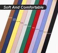 Sangle en nylon de haute qualité W001 2cm 1.2cm 5mm, ruban enduit de polyester, coton et PP, imperméable, pour ceintures de sport et style western