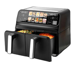 Aifa หม้อทอดไร้น้ำมัน<span class=keywords><strong>2</strong></span>ช่อง, หม้อทอดไร้น้ำมันพร้อมตะกร้าคู่10L 8L 9L สองโซน - Product Image 3