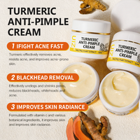 Crème Visage OEM au Curcuma et Vitamine C – Éclaircissante Anti-Taches et Anti-Acné pour Tous Types de Peaux